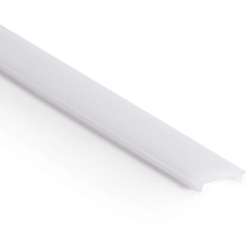 Capot de 10 Mètres pour Profilé en Aluminium Compatible avec Réf. 128647, 128652, 128632, 128637 Blanc translucide