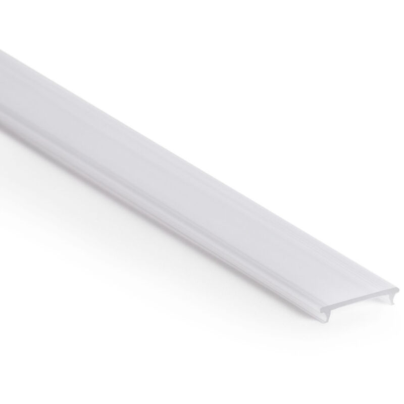 Capot de 10 Mètres pour Profilé en Aluminium Compatible avec Réf. 128647, 128652, 128632, 128637 Semi-transparent