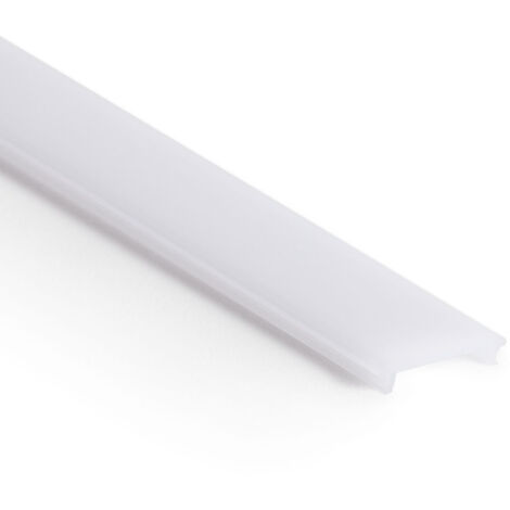 Capot de 10 Mètres pour Profilé en Aluminium Compatible avec Réf. 129016 Blanc translucide