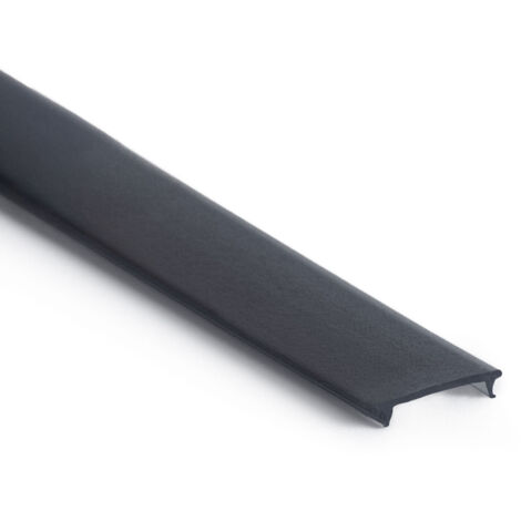 Capot de 10 Mètres pour Profilé en Aluminium Compatible avec Réf. 129016 Noir translucide