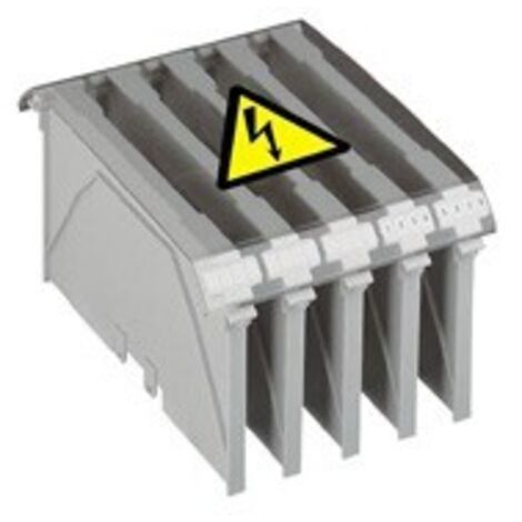 Capot de protection pour bloc de jonction de puissance nu viking 3 pour 3 blocs pas 46mm ou 4 blocs pas 34mm LEGRAND 039486