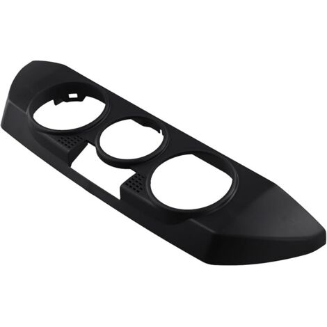 Capot de Revêtement d'Habillage de Panneau de Commande de Chauffage à Courant Alternatif de Tableau de Bord Noir de Voiture Adapté pour 9N 2002-2010 6Q0820075C 1Qa