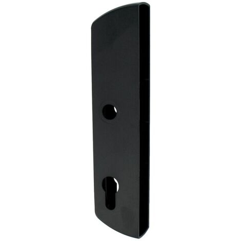 Capot de serrure ABS pour serrure type GK en retrait. coloris noir - TIRARD SAS