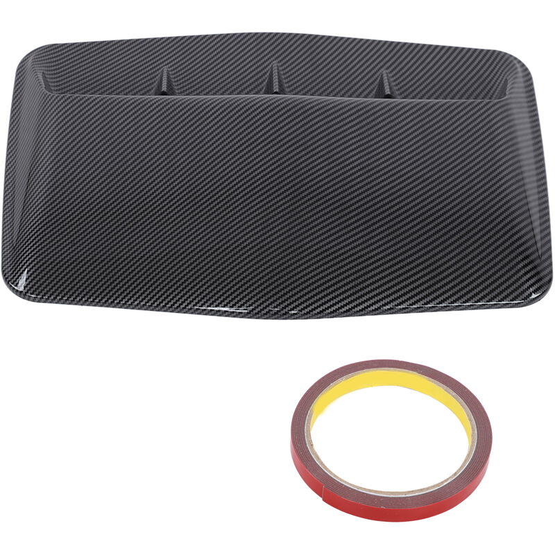 Capot de Voiture Prise D'air de Voiture Couverture Décorative D'évent D'aération D'ABS de Capot de Capot de Capot de Voiture avec la Bande pour la