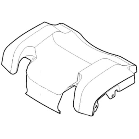 Capot frontal carbone noir tondeuse à batterie MODEL-1 Stiga - GGP - 381390127/0