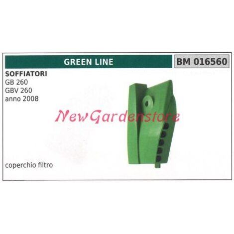 Capot moteur GREEN LINE moteur souffleur GB 260 GBV 260 année 2008 016560