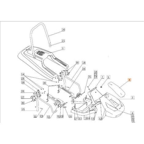 CAPOT MOTEUR ORIGINAL EMAK 68120042