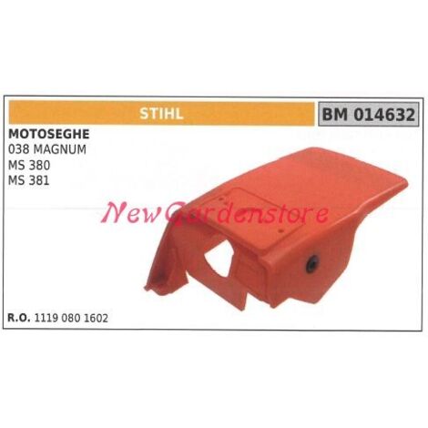 Capot moteur STIHL moteur STIHL tronçonneuse 038 magnum MS 380 381 014632