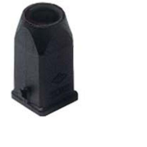 capot plastique - noir - sortie verticale - pg11 - gabarit 21.21 - série ck - ilme ck03vns