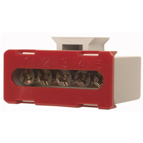 CAPOT ROUGE pour BORNIER PH/N EATON BCZ-CS-BO-KL4-R