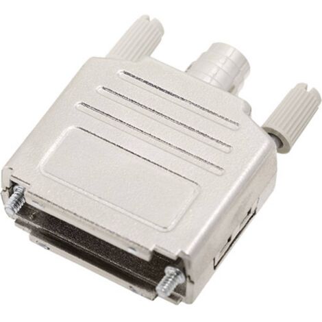 Capot SUB-D 15 pôles encitech DPPK-M-15-K 6260-0105-02 plastique, métallisé 180 ° argent 1 pc(s) X951641