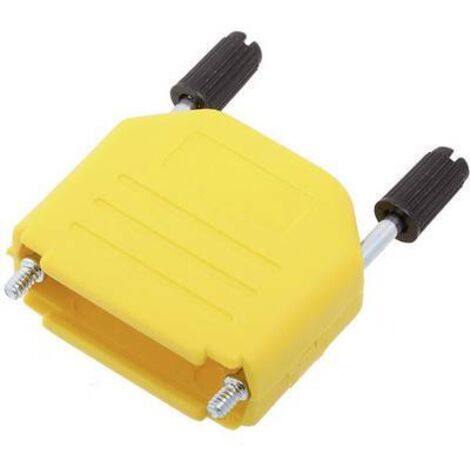 Capot SUB-D 15 pôles encitech DPPK15-Y-K 6353-0105-02 matière plastique 180 ° jaune 1 pc(s) X952121
