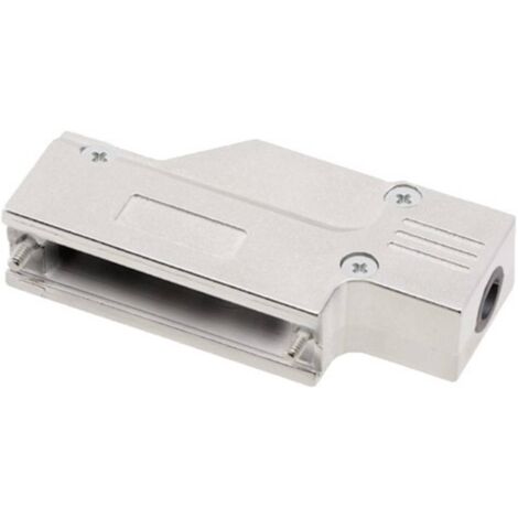 Capot SUB-D 25 pôles encitech DCMR25-FK-K 6560-0501-03 tout en métal 180 ° argent 1 pc(s) X952031
