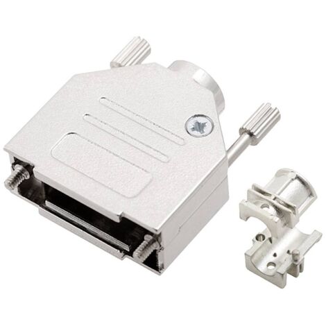 Capot SUB-D 25 pôles encitech DTZK-25-HI-K 6560-0705-03 tout en métal 180 ° argent 1 pc(s) X953061