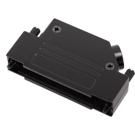 Capot SUB-D 37 pôles encitech D45ZK37-BK-K 6560-0116-14 tout en métal 45 ° noir 1 pc(s) X952531