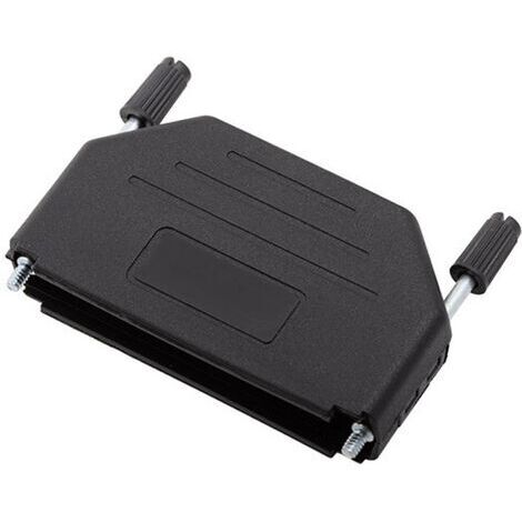 Capot SUB-D 37 pôles encitech DPPK37-BK-K 6260-0101-04 matière plastique 180 ° noir 1 pc(s) X951821
