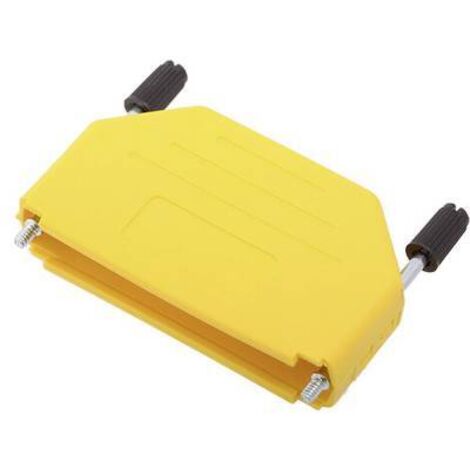 Capot SUB-D 37 pôles encitech DPPK37-Y-K 6353-0105-04 matière plastique 180 ° jaune 1 pc(s) X951451