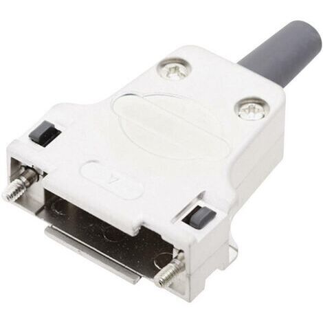 Capot SUB-D 9 pôles encitech 7960-0205-01 métal 180 ° argent 1 pc(s) D05031