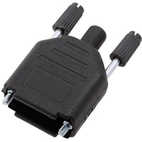 Capot SUB-D 9 pôles encitech DPPK09-BK-RG-K 6260-0101-51 matière plastique 180 ° noir 1 pc(s) X951271