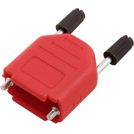 Capot SUB-D 9 pôles encitech DPPK09-R-K 6353-0103-01 matière plastique 180 ° rouge 1 pc(s) X951231