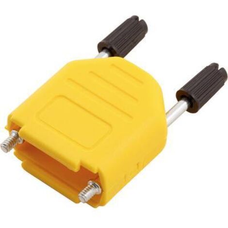 Capot SUB-D 9 pôles encitech DPPK09-Y-K 6353-0105-01 matière plastique 180 ° jaune 1 pc(s) X952191