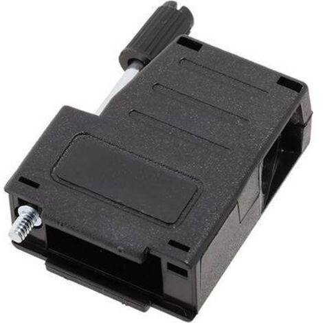 Capot SUB-D 9 pôles encitech DSSK-P-09-L-K 6260-0107-01 180 °, 45 ° noir 1 pc(s) X953991