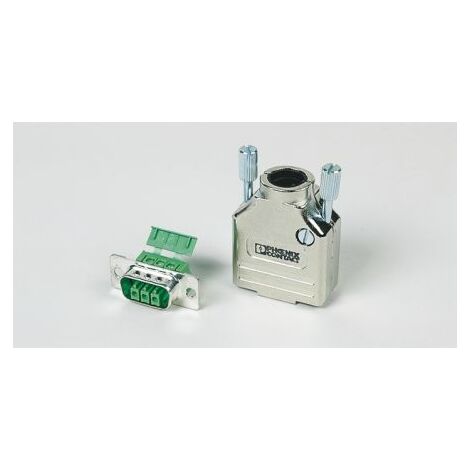 Capot Sub-D Phoenix Contact série SCT-D-SUB9-KG, 3 contacts, en Zinc ( Prix pour 1 )