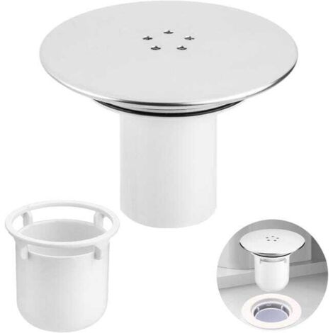 Capot universel 90mm/115mm pour bonde de douche, remplacement facile, avec couvercle de vidange adapté aux douches