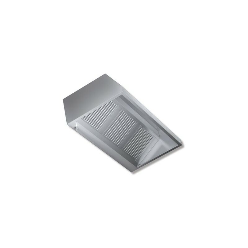 Cappa 260x90x45 acciaio inox Parete neutra cucina