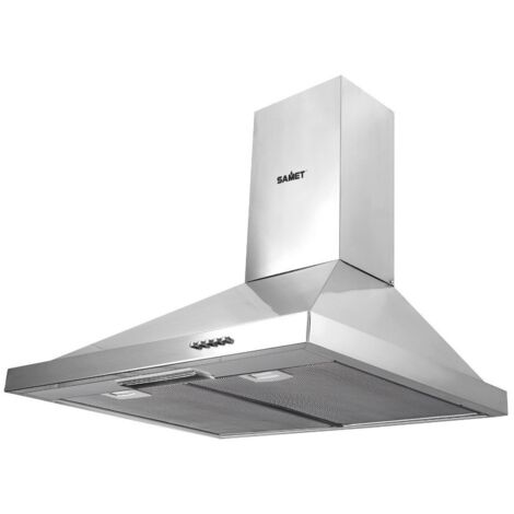 Cappa a piramide moderna 60 cm in inox - Samet Eolo 60