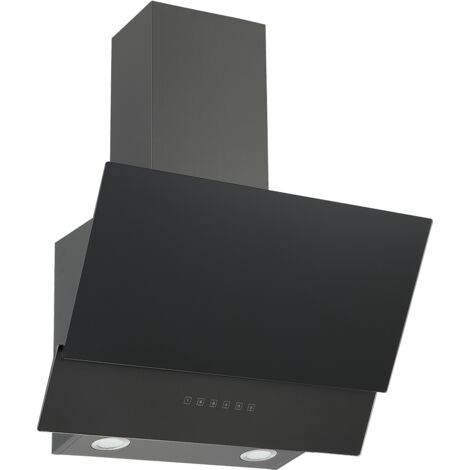 Cappa aspirante cappa inclinata senza testa 60 cm Cappa a parete Blacksteel Respecta