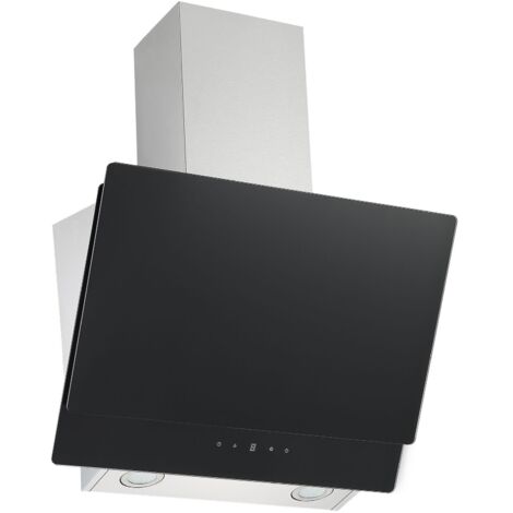 Cappa aspirante cappa inclinata senza testa 60 cm cappa a parete nera Respecta