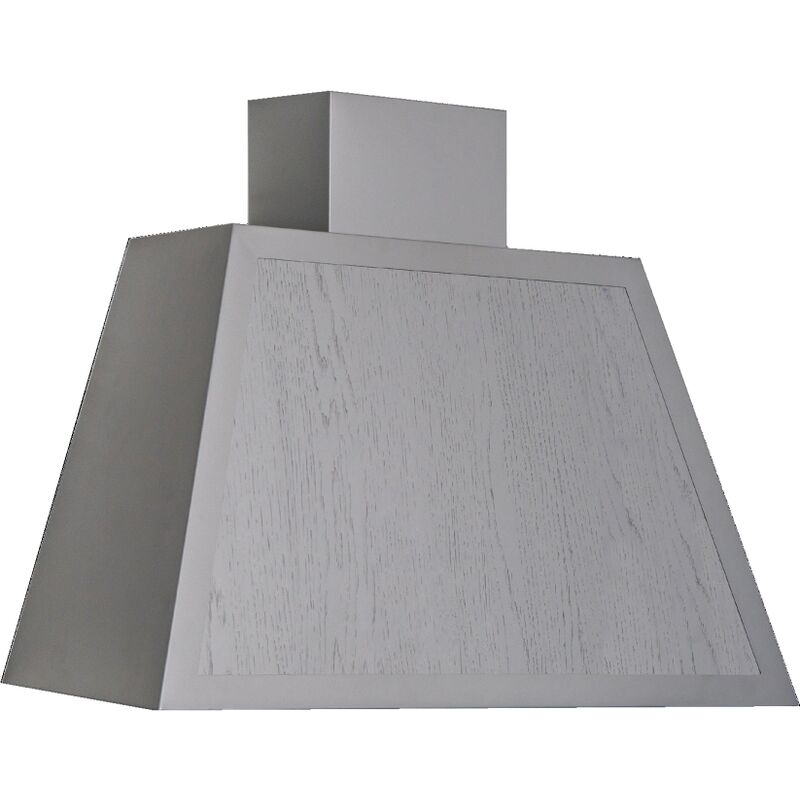 Cappa aspirante garage liscio in acciaio inox