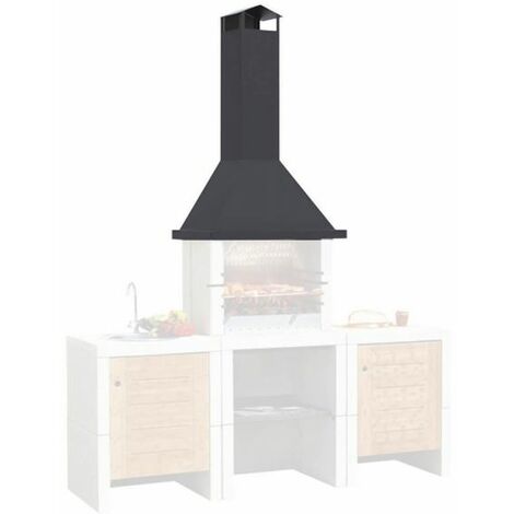 Cappa autoportante in metallo - Dimensioni: 90 x 50 x 145,5 cm