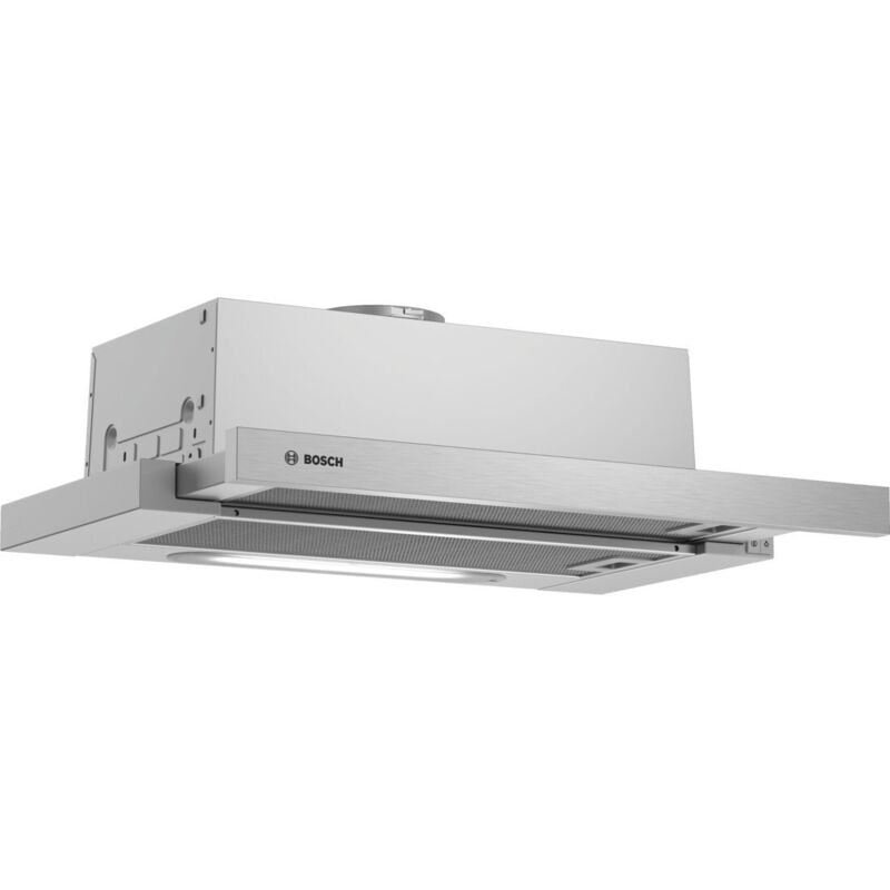 Bosch - Serie 4 DFT63AC50 Cappa semi-integrata (estraibile) Argento 360 m³/h d