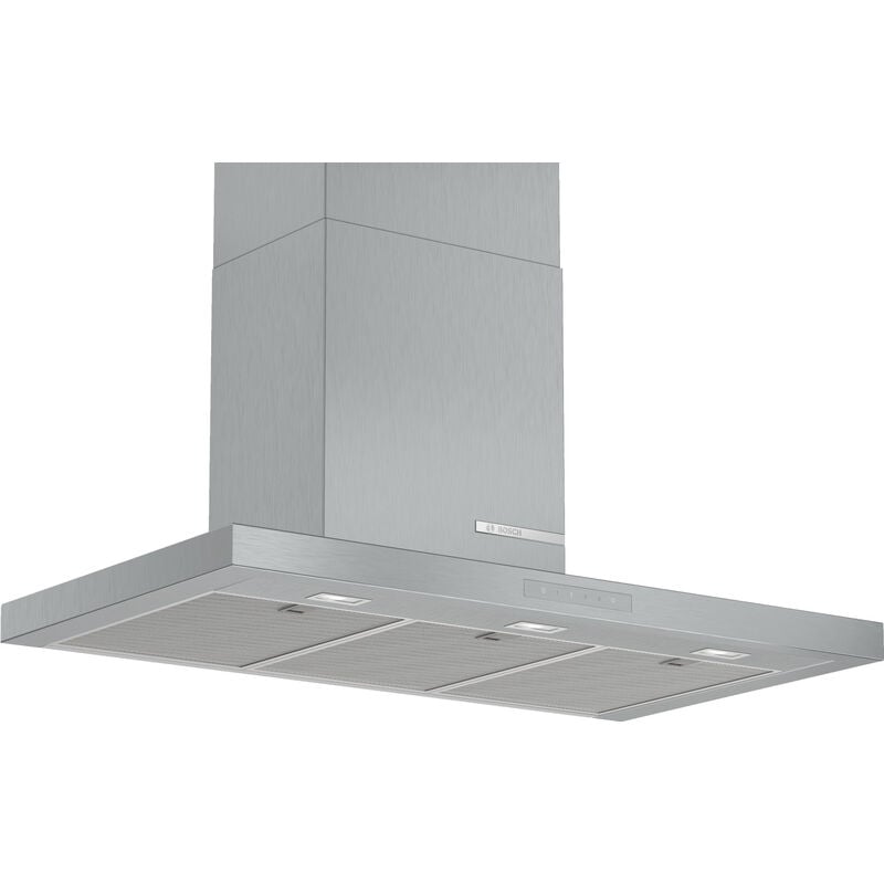 Image of cappa a parete decorativa 90cm 55db 721m3 / h acciaio inox - dwb97cm50 - bosch