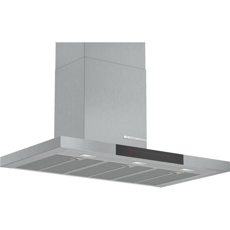Bosch - cappa a parete decorativa 90cm 55db 843m3 / h acciaio inox - dwb98jq50