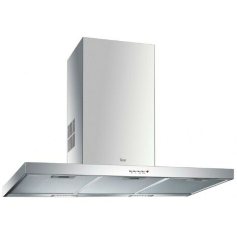 Cappa Classica Teka 60 cm 401 m3/h D Nero in metallo Argentato Acciaio Acero inoxidable