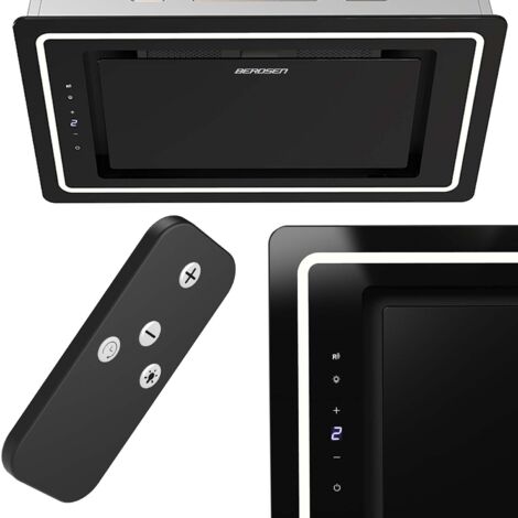Cappa da cucina 52 cm nera Berdsen BT-239