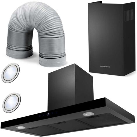 Cappa da cucina 90 cm Nera Berdsen BT-218