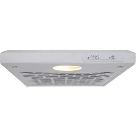 Cappa da Cucina a Sottopensile Respekta DH520WL C, 50 cm, a Ricircolo e Ventilazione, Bianca