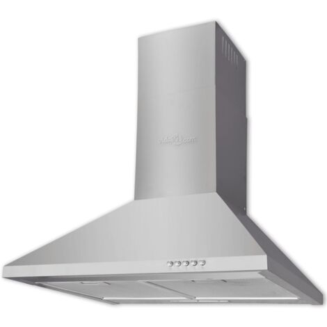 Cappa da Cucina in Acciaio Inossidabile 600 mm vidaXL - Argento