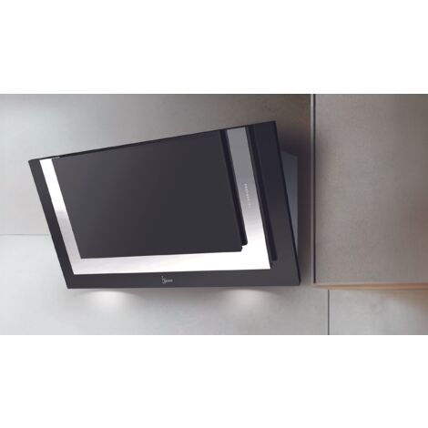 CAPPA DIVINA cm 90 - Inox, Nero - 800 m3/h