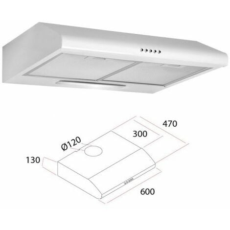 AMAFLEX CAPPA ELETTRICA PER CUCINA 60 CM