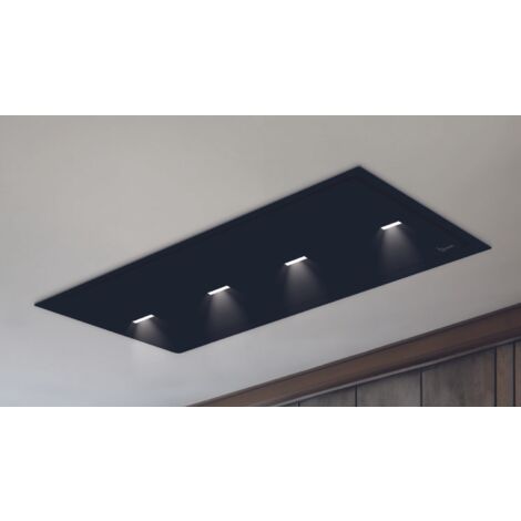 CAPPA GEA FLAT cm 120X60 – Nera spot light - 800 m3/h