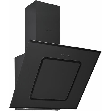 cappa inclinata decorativa 90cm 577m3 / h nera - hca92540b - beko