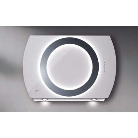 CAPPA NIMA cm 90 - vetro Bianco - 800 m3/h