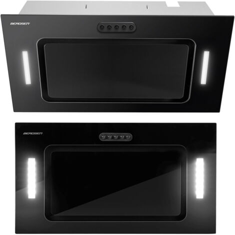 Cappa sottopensile 52cm nera BE-52A