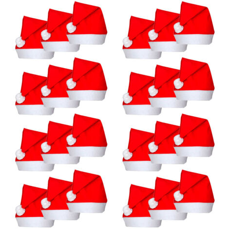 Cappelli di Babbo Natale 24 pz. vidaXL
