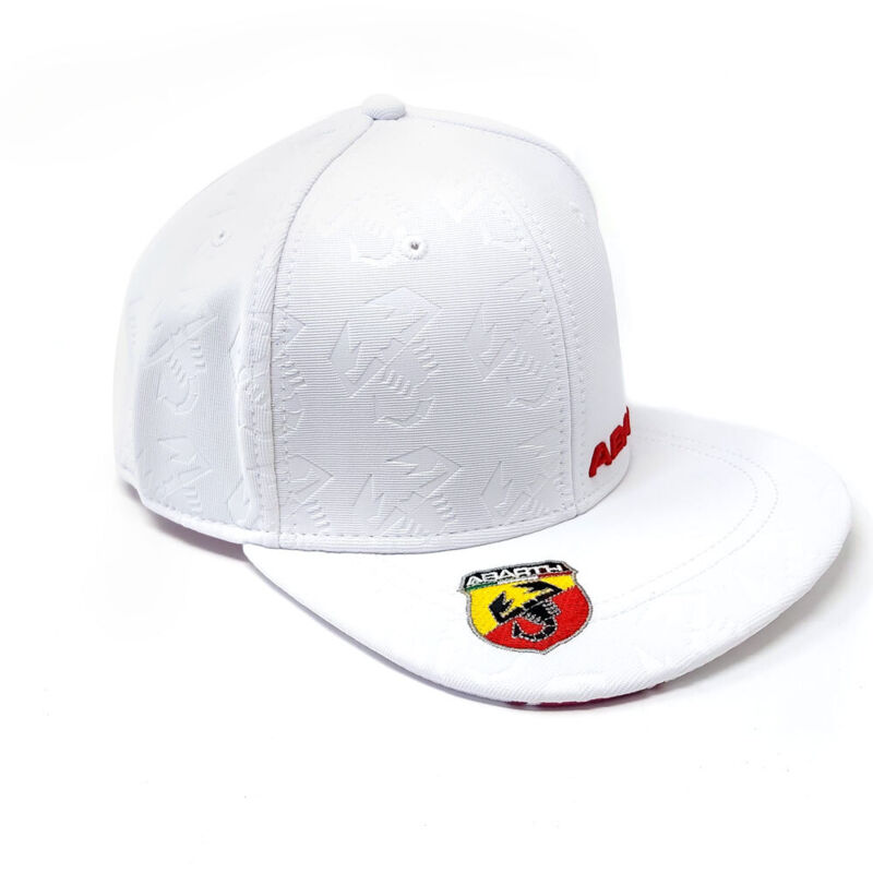 Cappellino Abarth Visiera Piatta - Colore: BIANCO